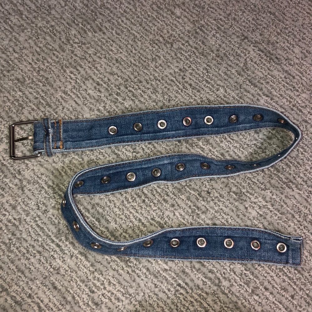 Jean material belt